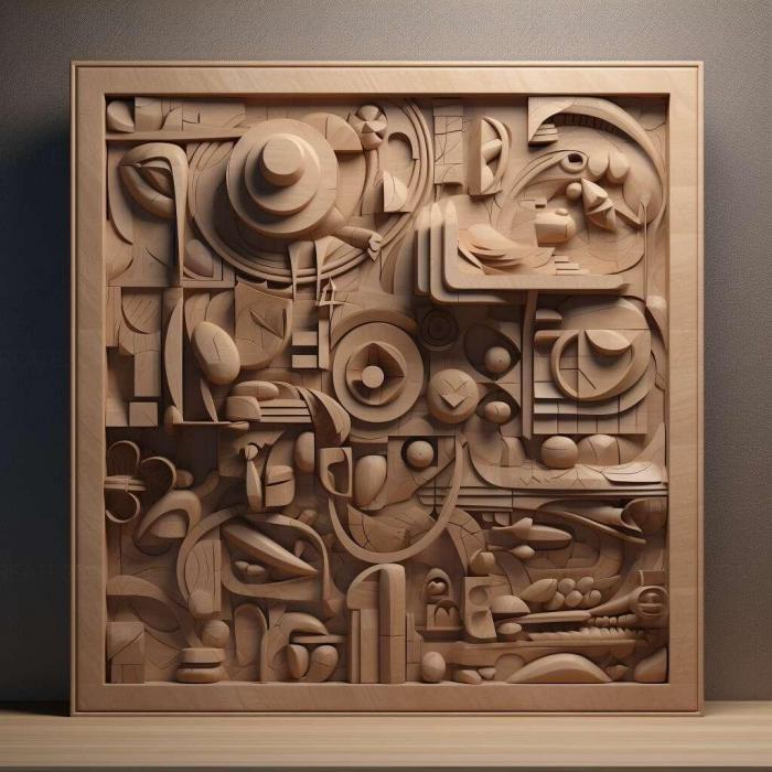 نموذج ثلاثي الأبعاد لآلة CNC 3D Art 